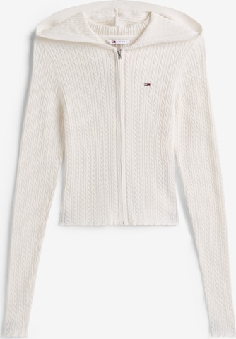 Tommy Jeans Вязаная кофта 'ESSENTIAL' в Белый: спереди