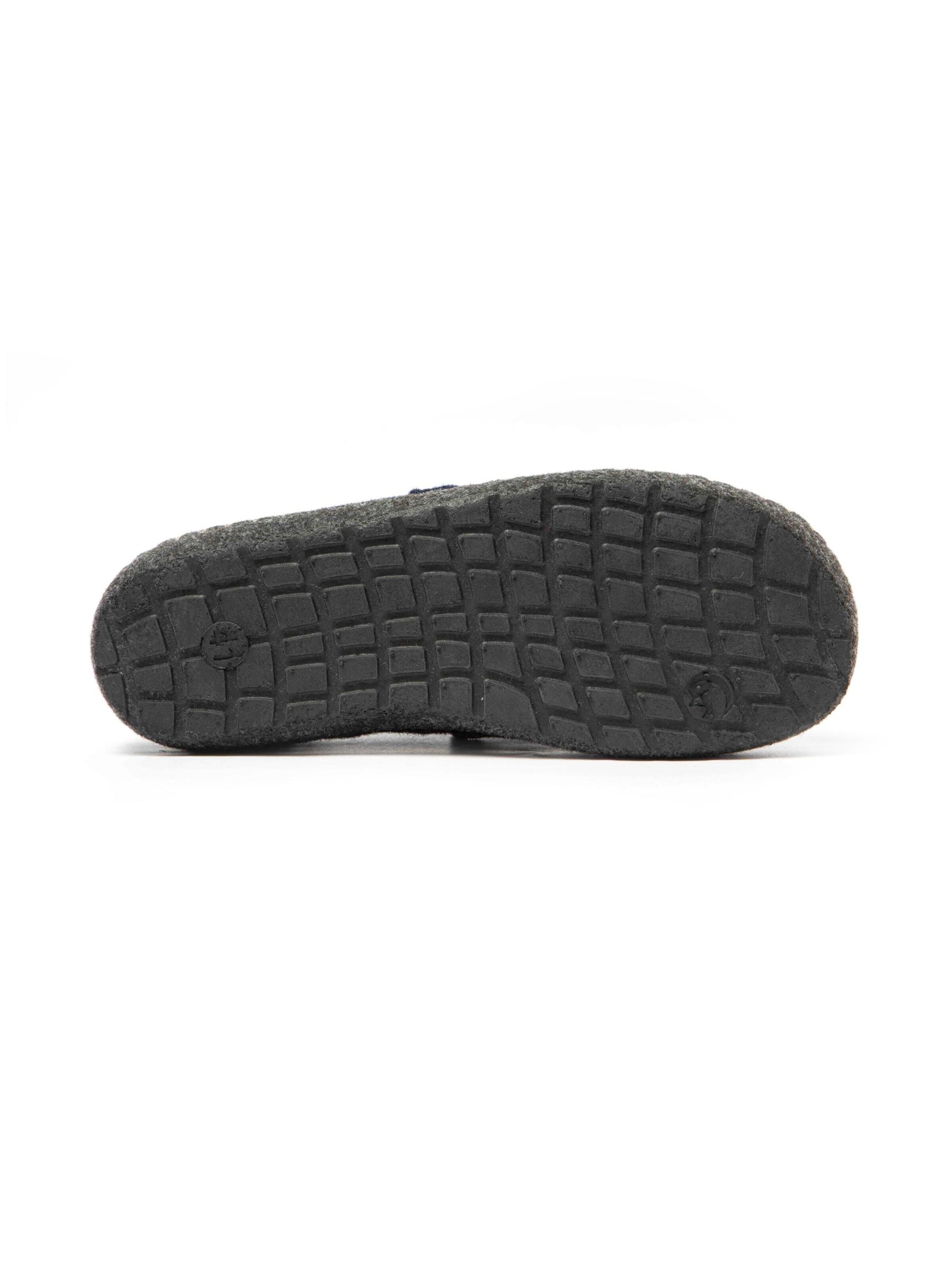 Nuvola. Slipper 'Zueco Belt' in Blue: front