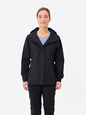 VAUDE Outdoor jacket in Black: front
