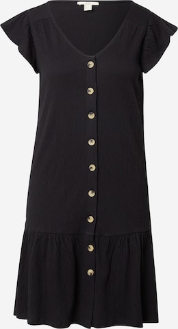 Robe-chemise ESPRIT en noir : devant