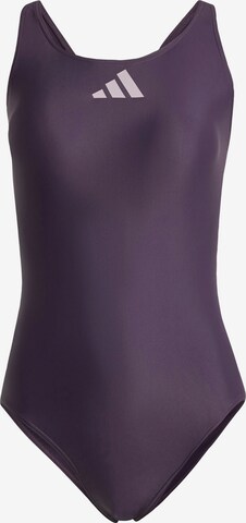 ADIDAS PERFORMANCE - Bustier Bañador de natación en lila: frente