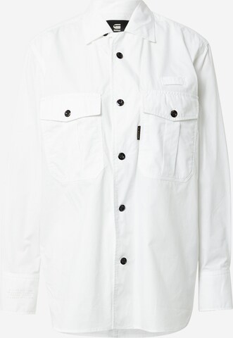 G-Star RAW Between-Season Jacket 'Officer' in White: front