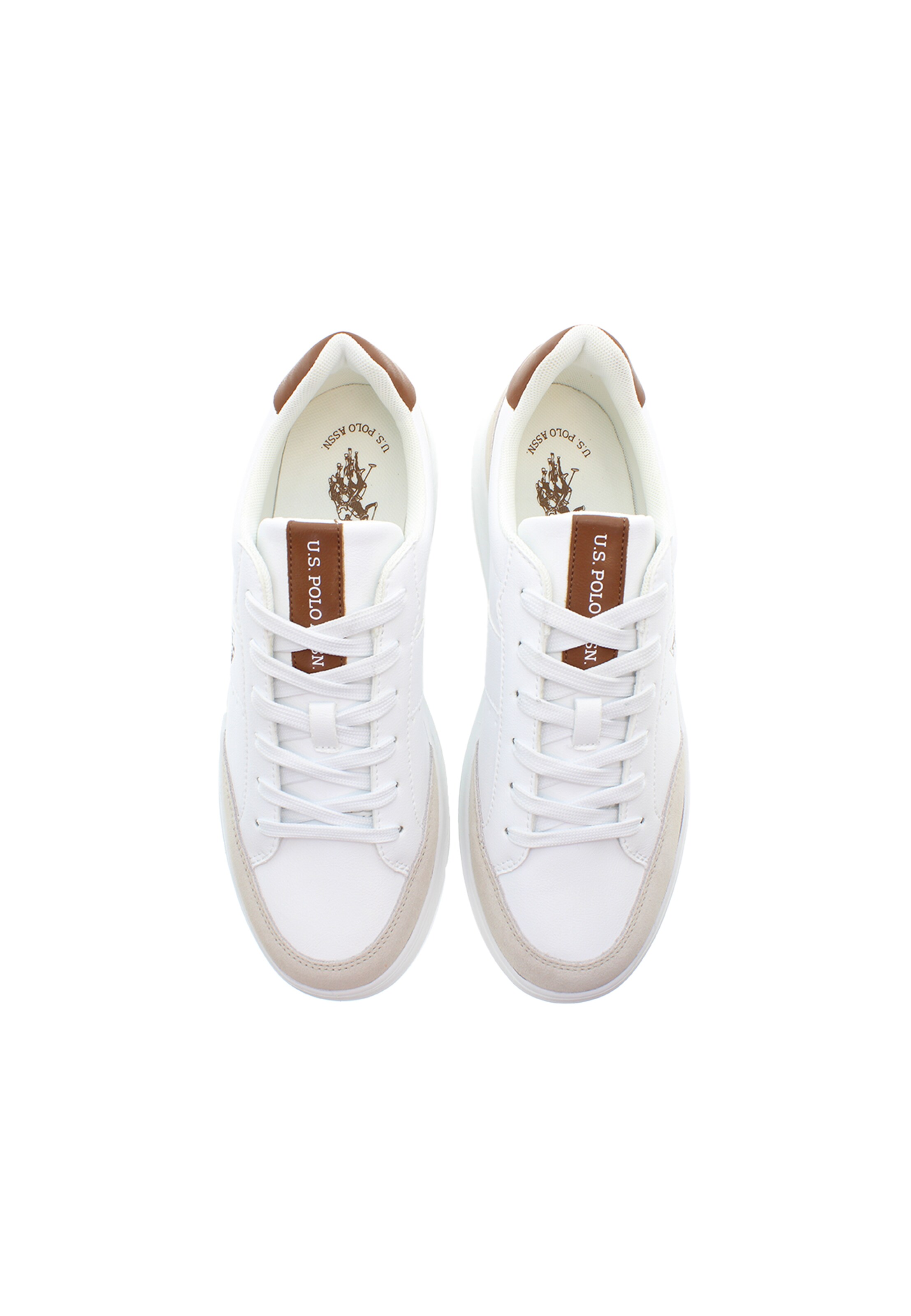 Baskets basses 'Cody' U.S. POLO ASSN. en blanc