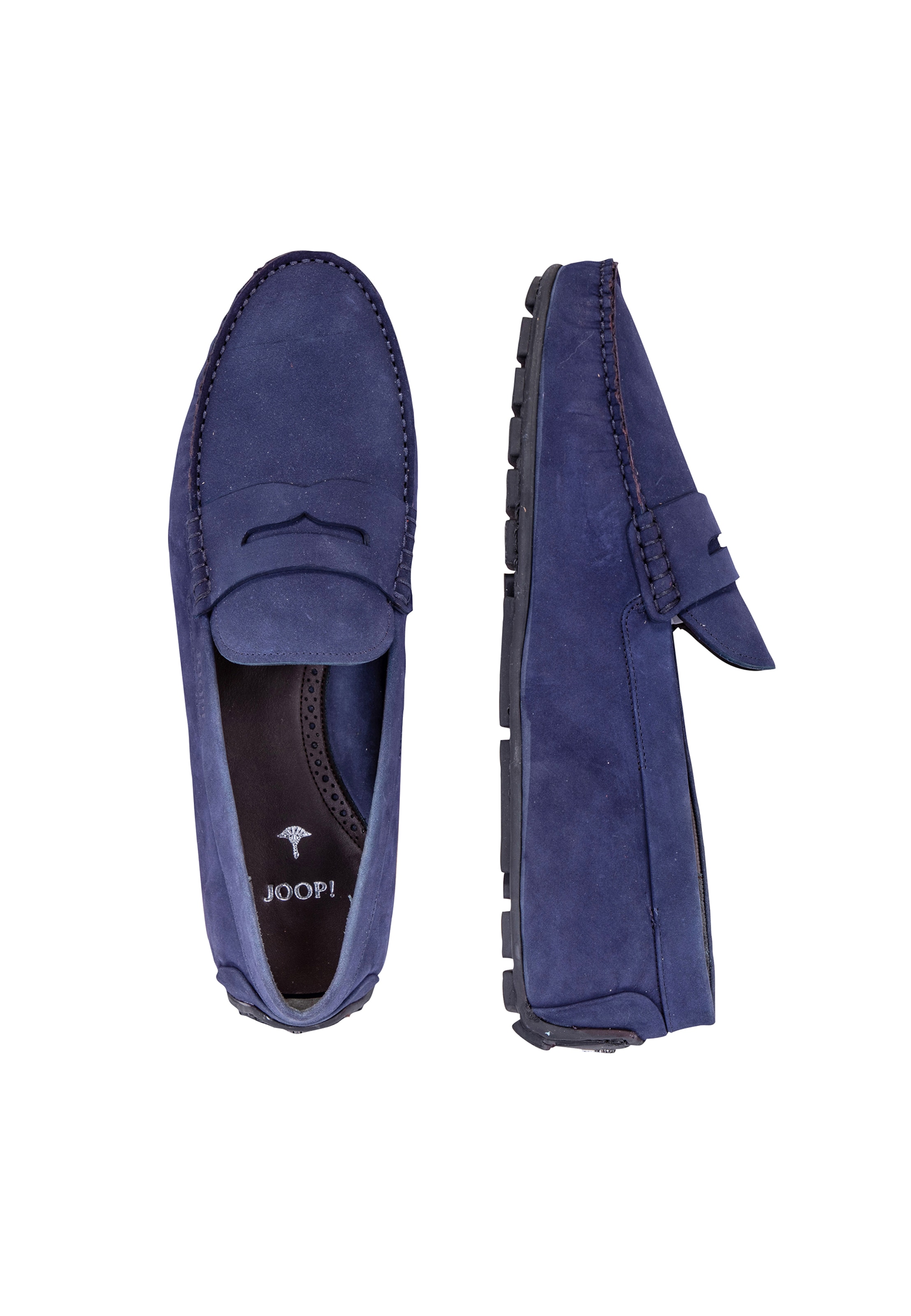 JOOP! Mocassins 'Piola Terras Moccasin' in Blauw