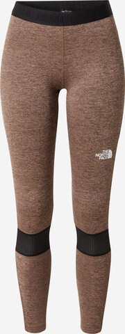 Skinny Pantaloni sportivi di THE NORTH FACE in rosa: frontale