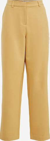 VILA Zvonové kalhoty Kalhoty 'Britt' – žlutá: přední strana