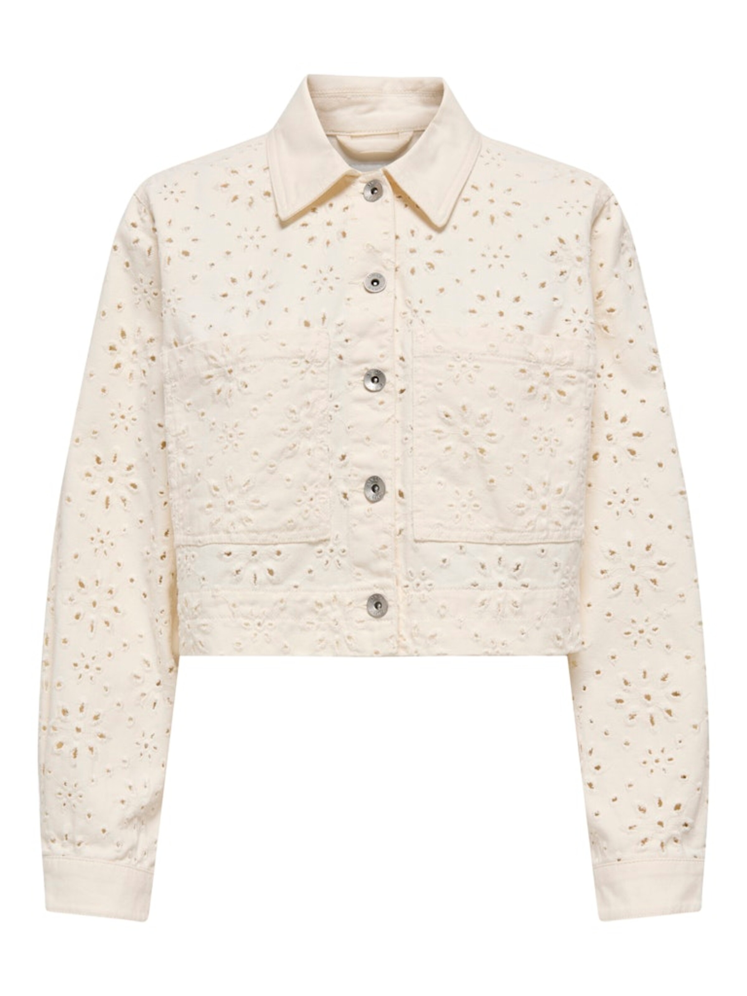 Geacă de primăvară-toamnă 'ELSA' de la ONLY pe alb: față