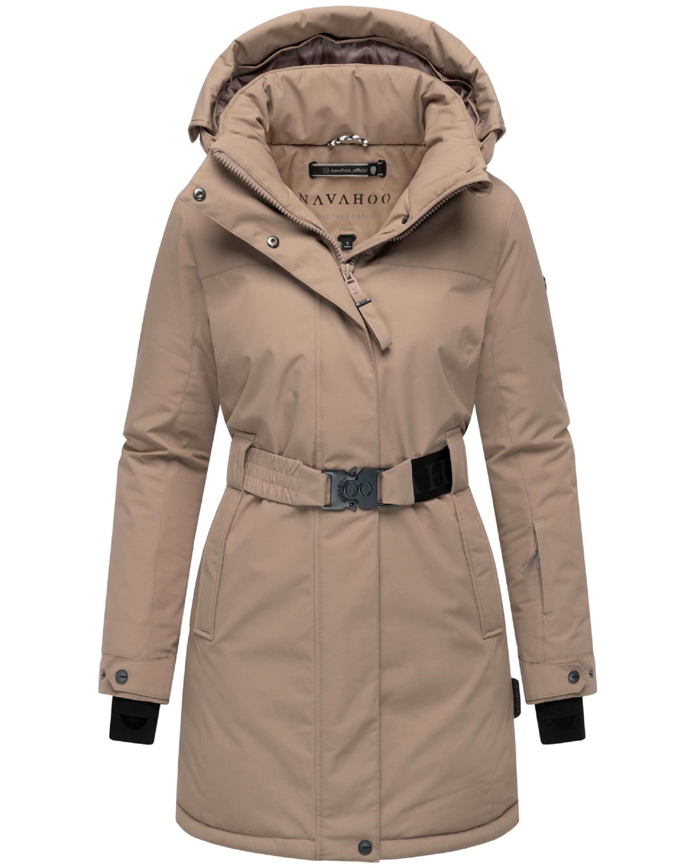 NAVAHOO Χειμερινό παλτό 'Frostkuss 14' σε γκρι