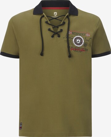 Jan Vanderstorm Poloshirt 'Eljar' in Beige