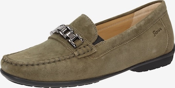 Chaussure basse SIOUX en vert : devant