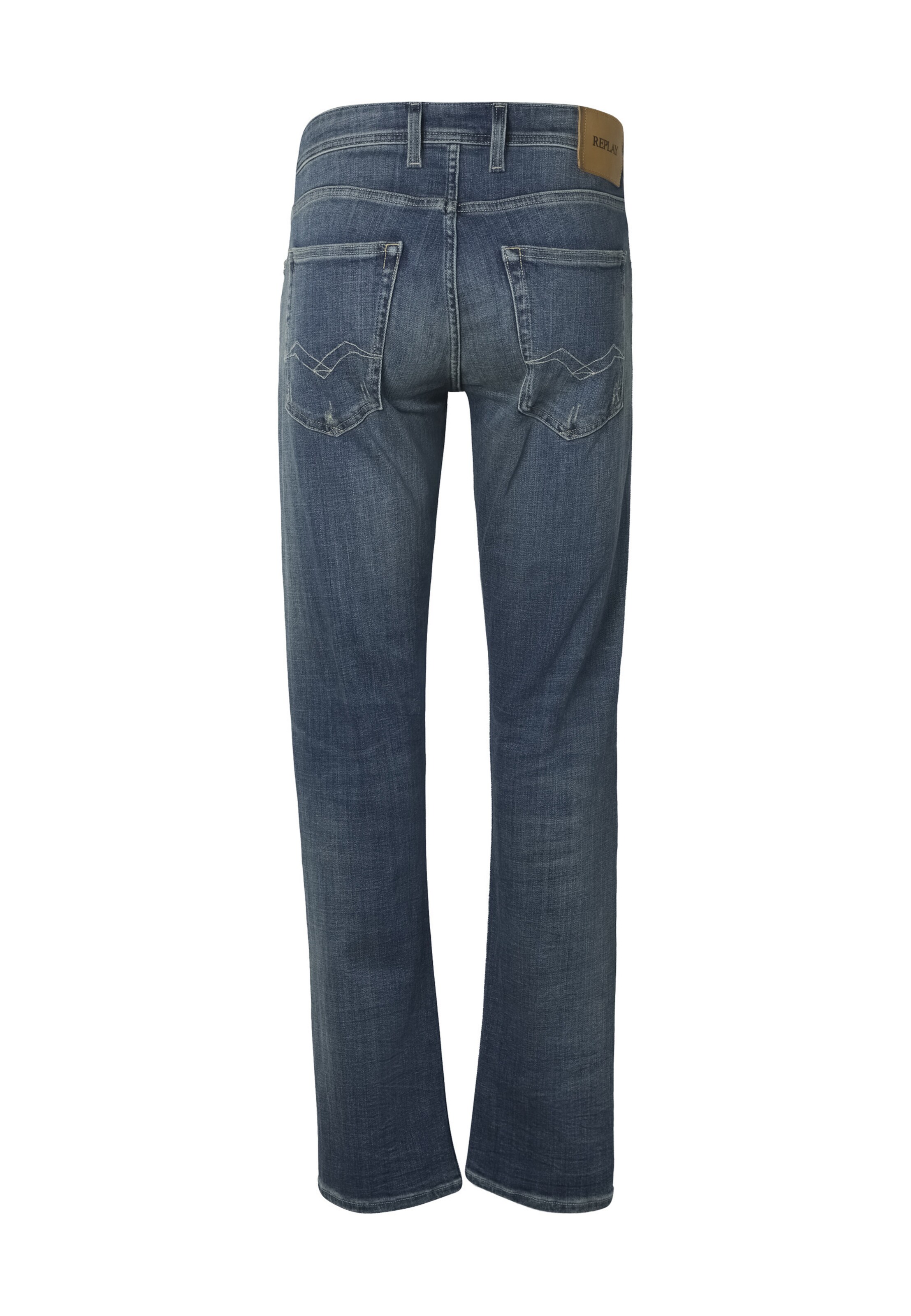 REPLAY Regular Jeans 'GROVER' in Blau