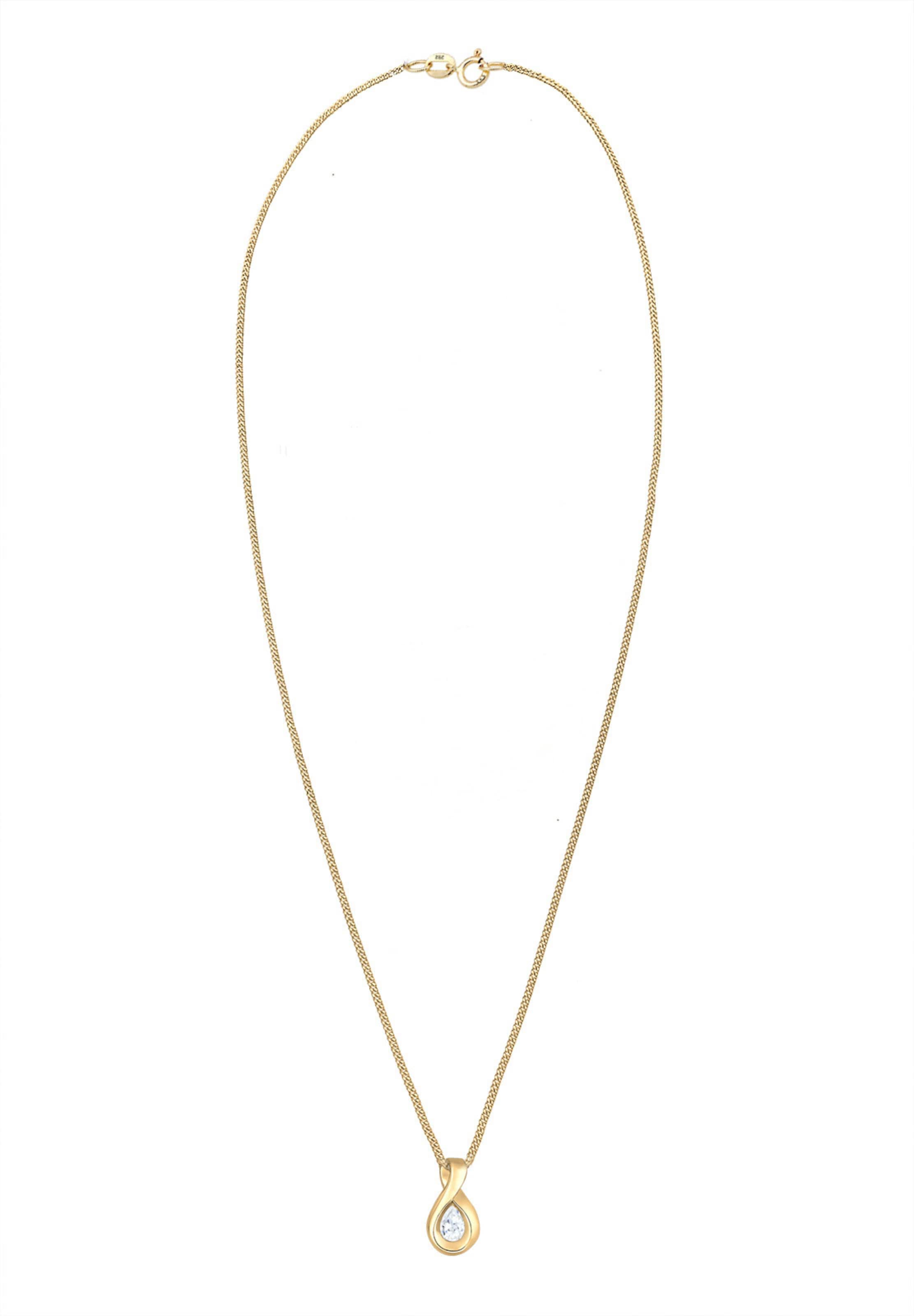 Chaîne 'Infinity' ELLI PREMIUM en or : devant