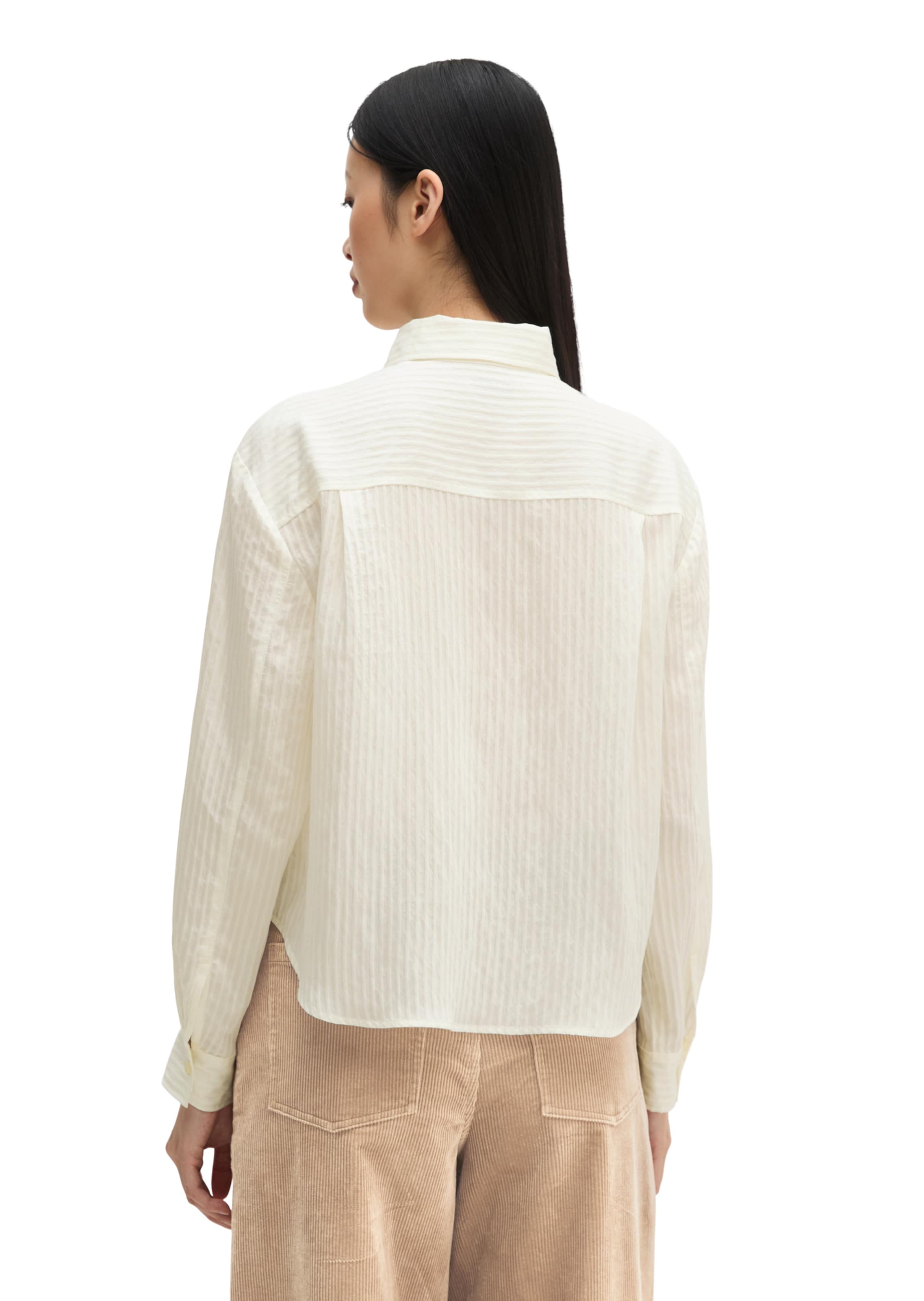 Marc O'Polo Bluse in Weiß: Rückseite