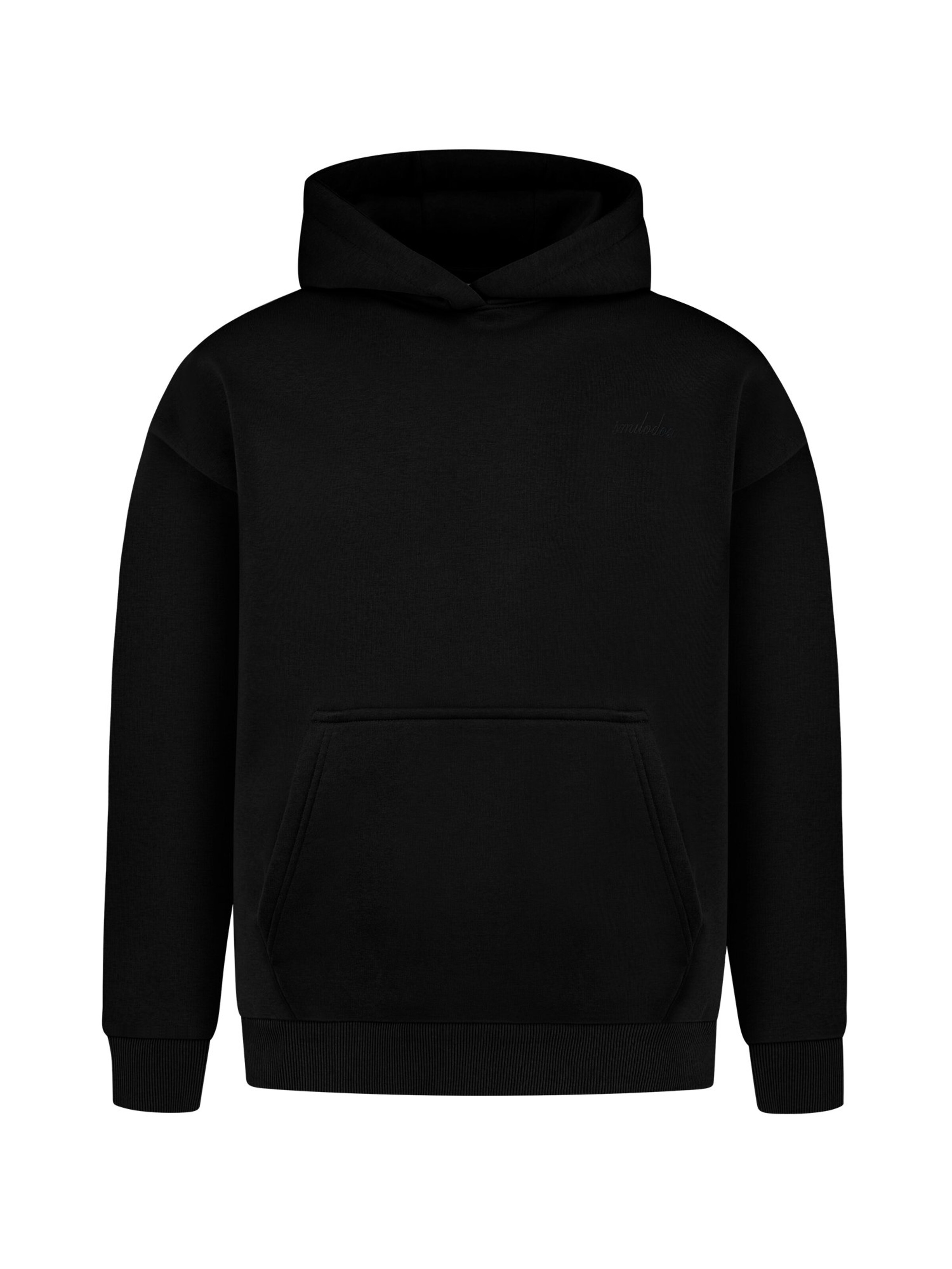 Smilodox Sweatvest in Zwart: voorkant