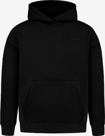 Veste de survêtement Smilodox en noir : devant