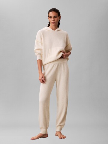 Calvin Klein Pyjamahose in Beige