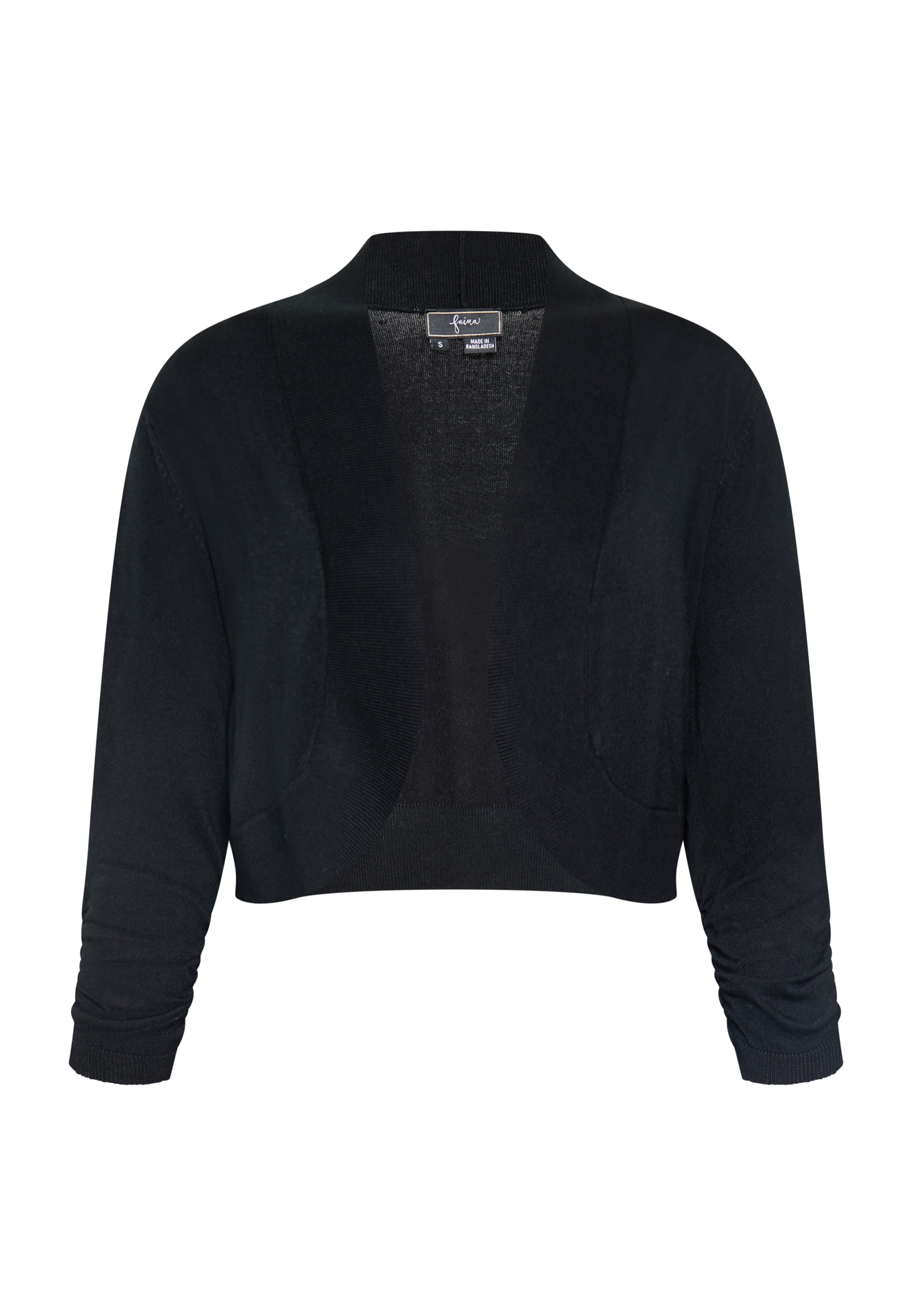 juoda faina Kardiganas: priekis