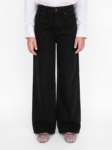 Wide leg Jeans 'JXTokyo Ava' di JJXX in nero: frontale