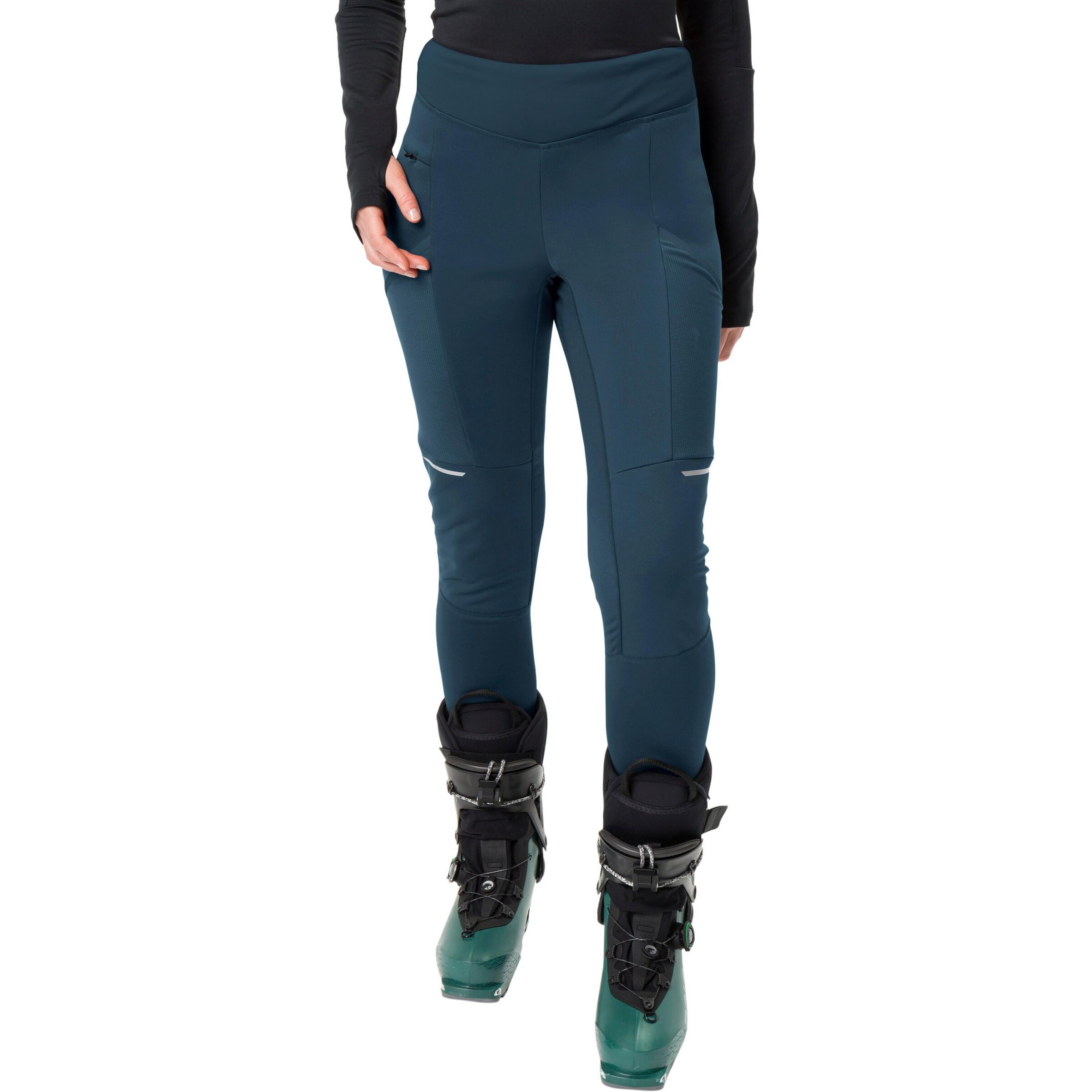 VAUDE Skinny Outdoor trousers 'Larice' in Blue: front