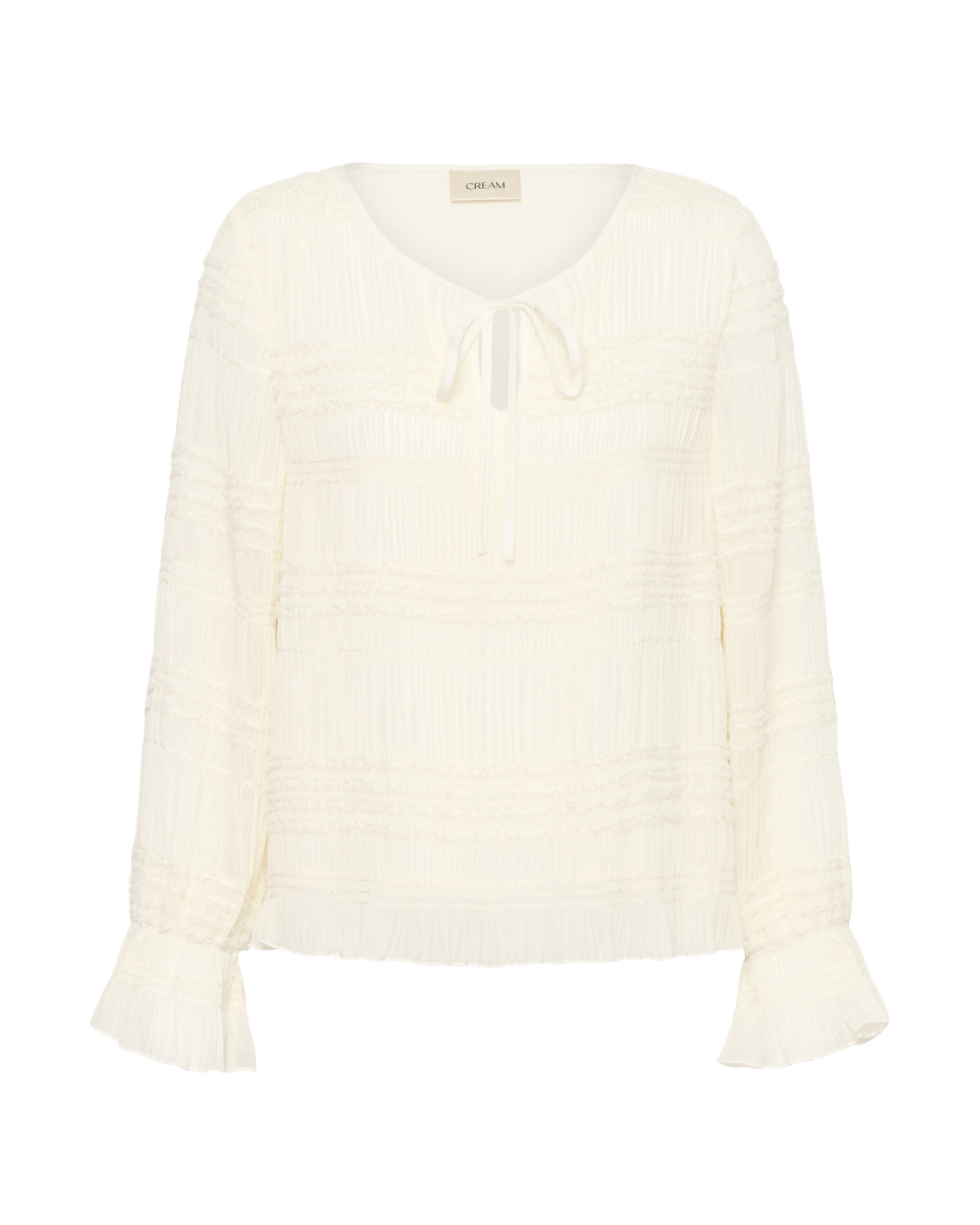 Cream Bluse 'CRSissel' i hvid: forside