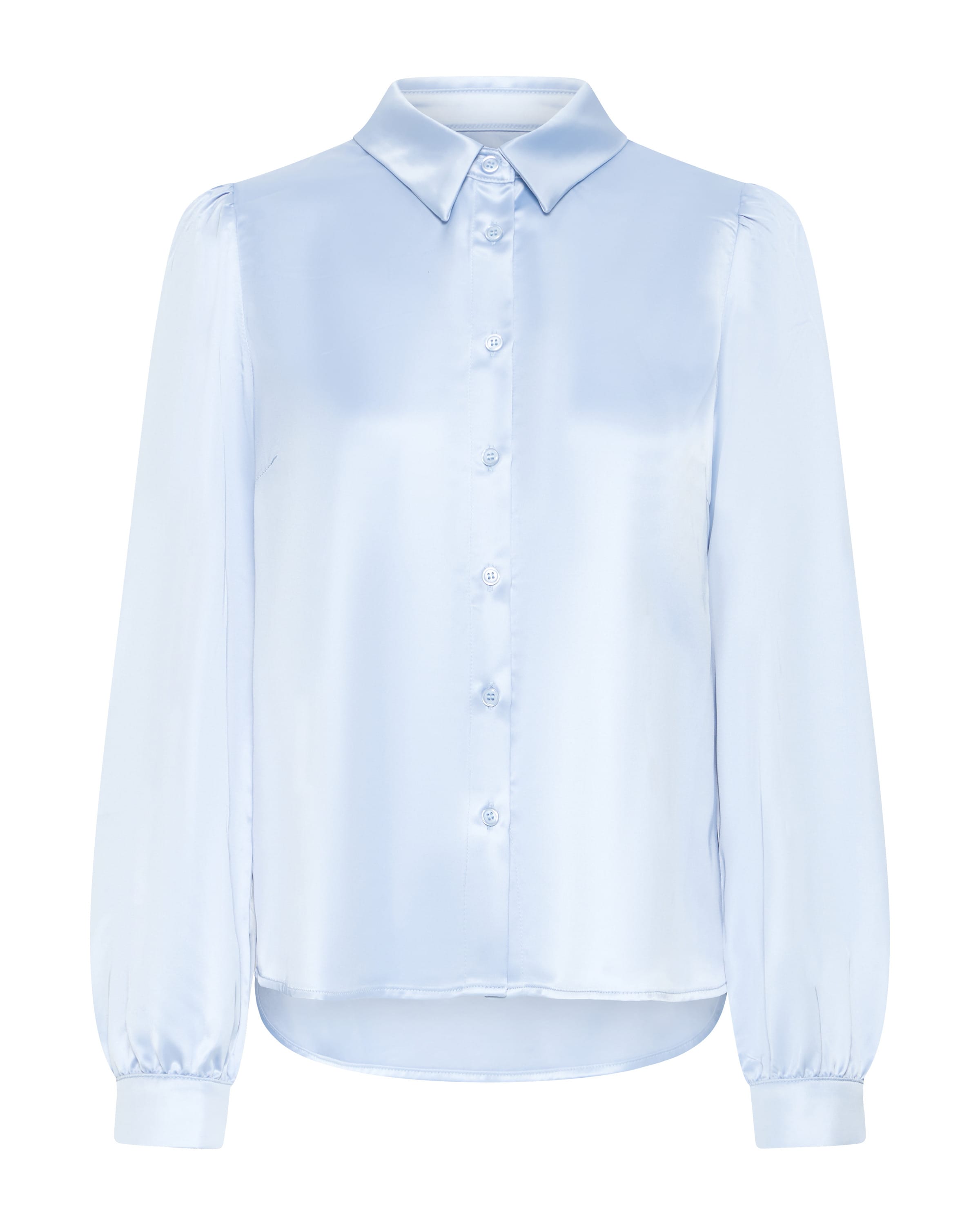 ICHI Blusa em L em azul claro, Vista do artigo