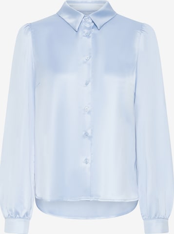 ICHI - Blusa em azul: frente