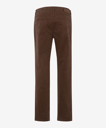 BRAX Regular Broek 'Cadiz' in Bruin