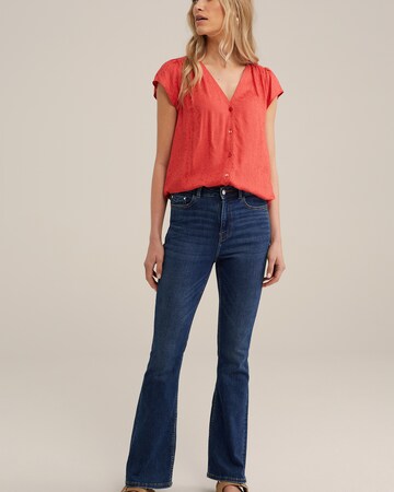 Camicia da donna di WE Fashion in rosso