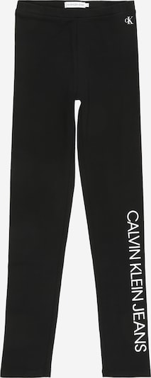 Calvin Klein Jeans Legingi, krāsa - melns / balts, Preces skats