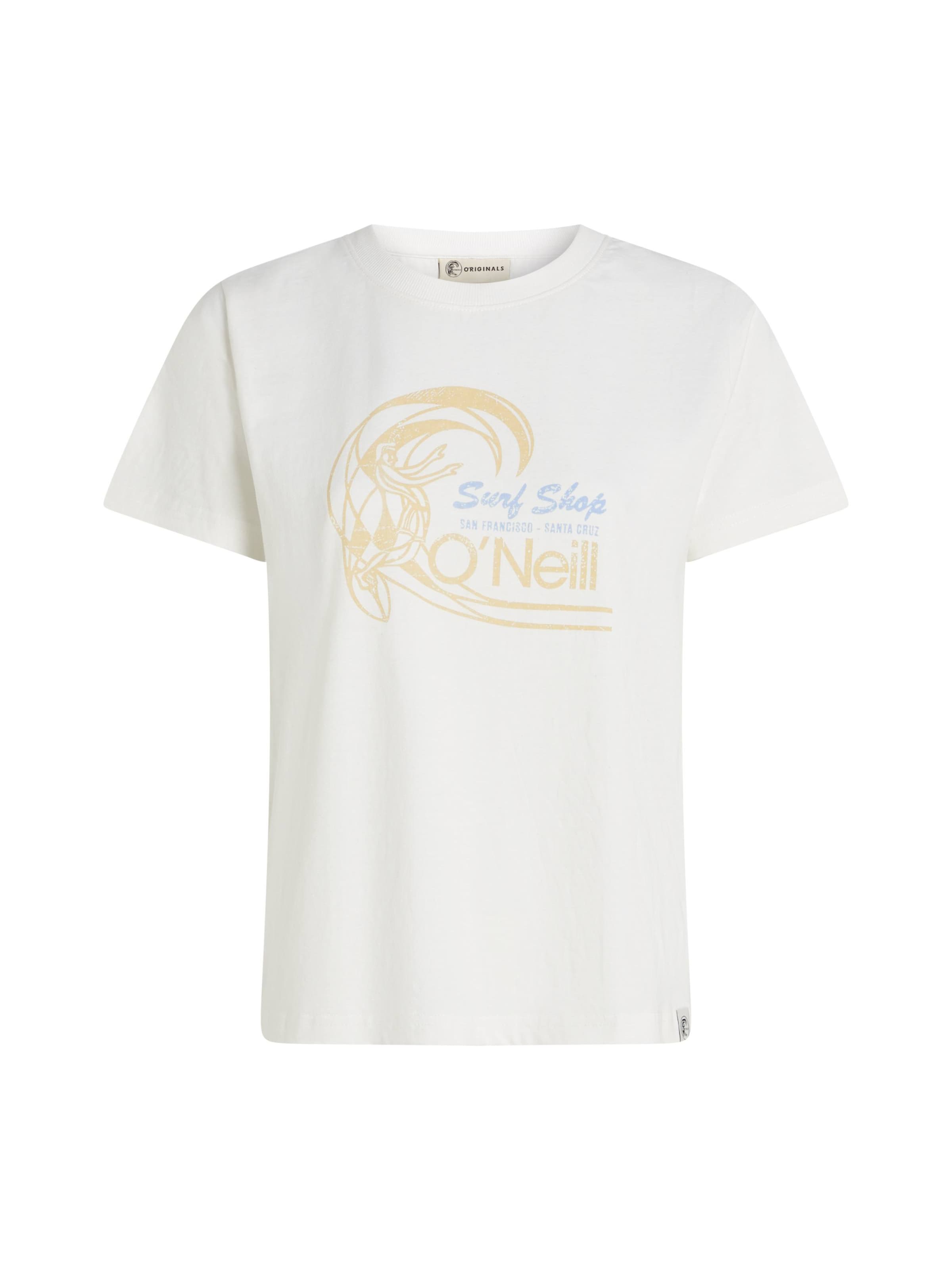 Tricou 'Circle Surfer' de la O'NEILL pe alb: față