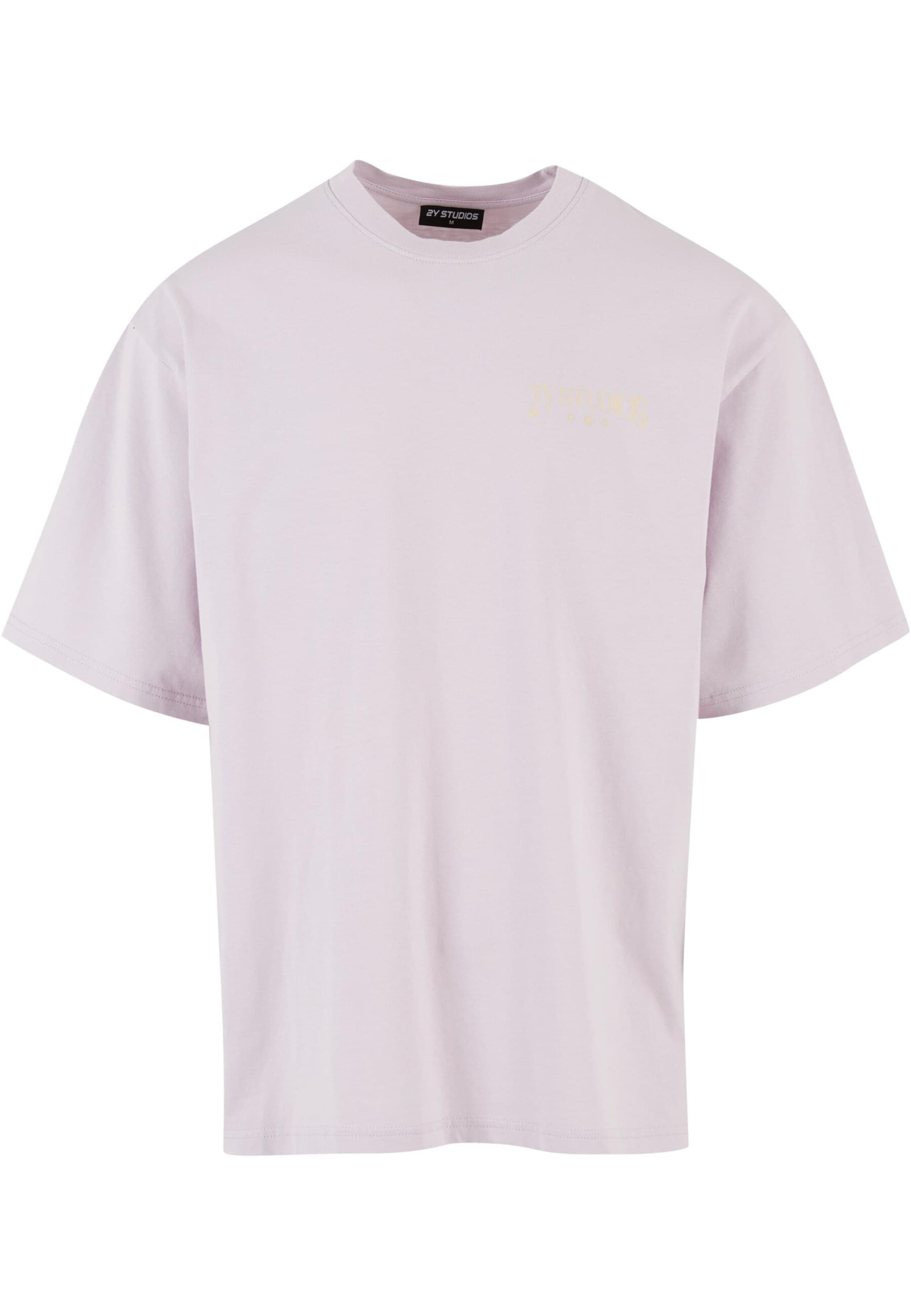 2Y Studios Μπλουζάκι 'Insignia' σε λιλά: μπροστά