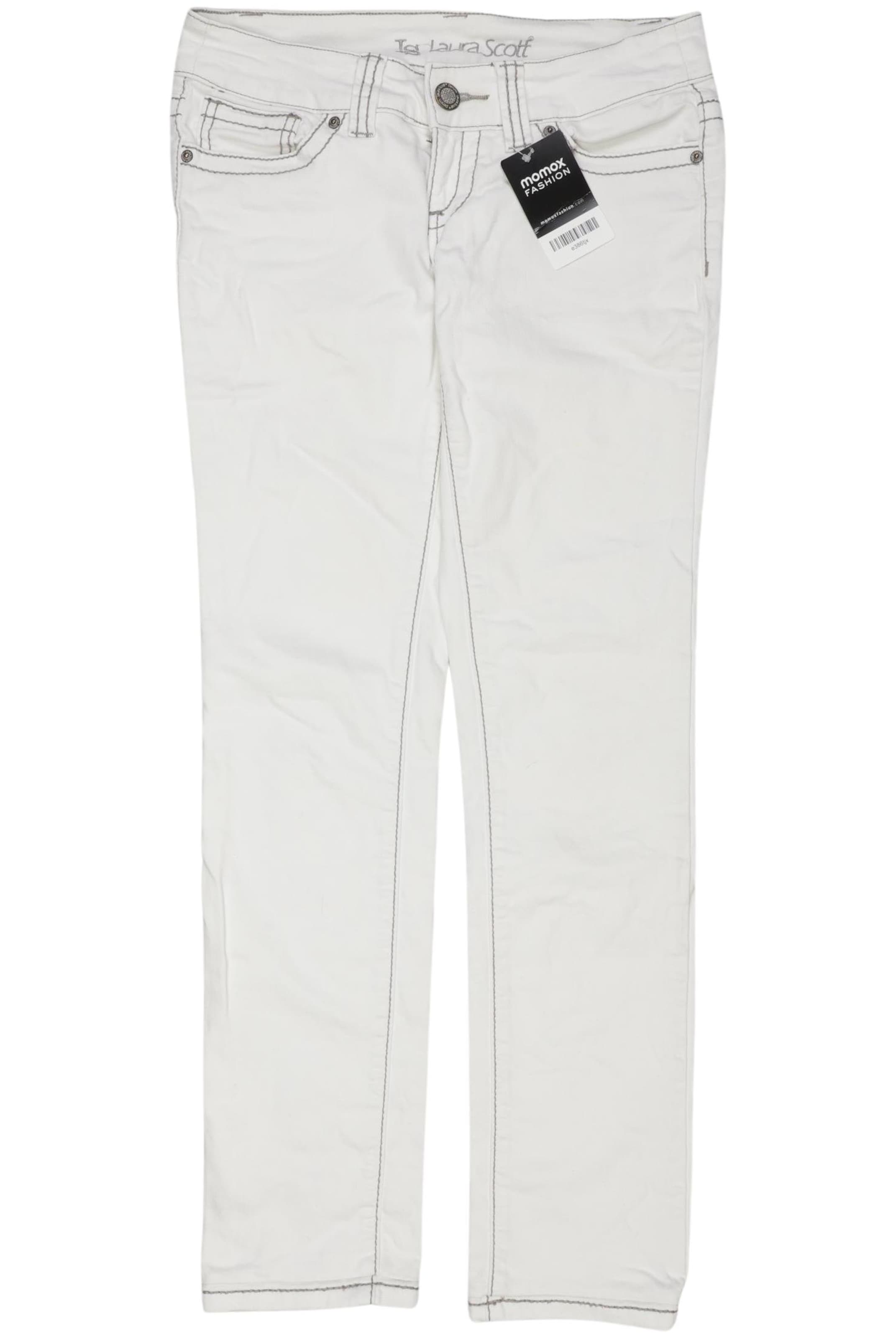 LAURA SCOTT Jeans 25-26 in Weiß: Vorderseite
