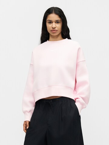 Nike Sportswear Mikina 'Phoenix Fleece' - Ružová: predná strana