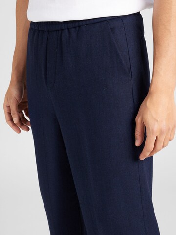 TOPMAN Loosefit Kalhoty – modrá