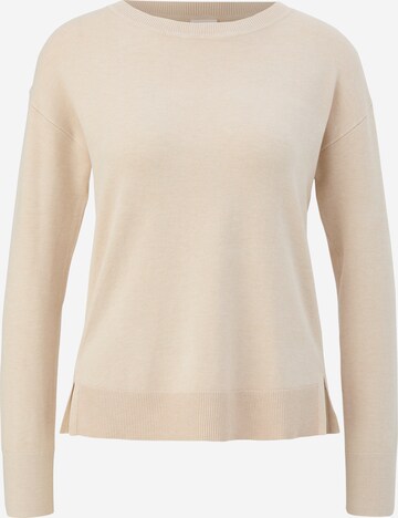 s.Oliver BLACK LABEL Trui in Beige: voorkant