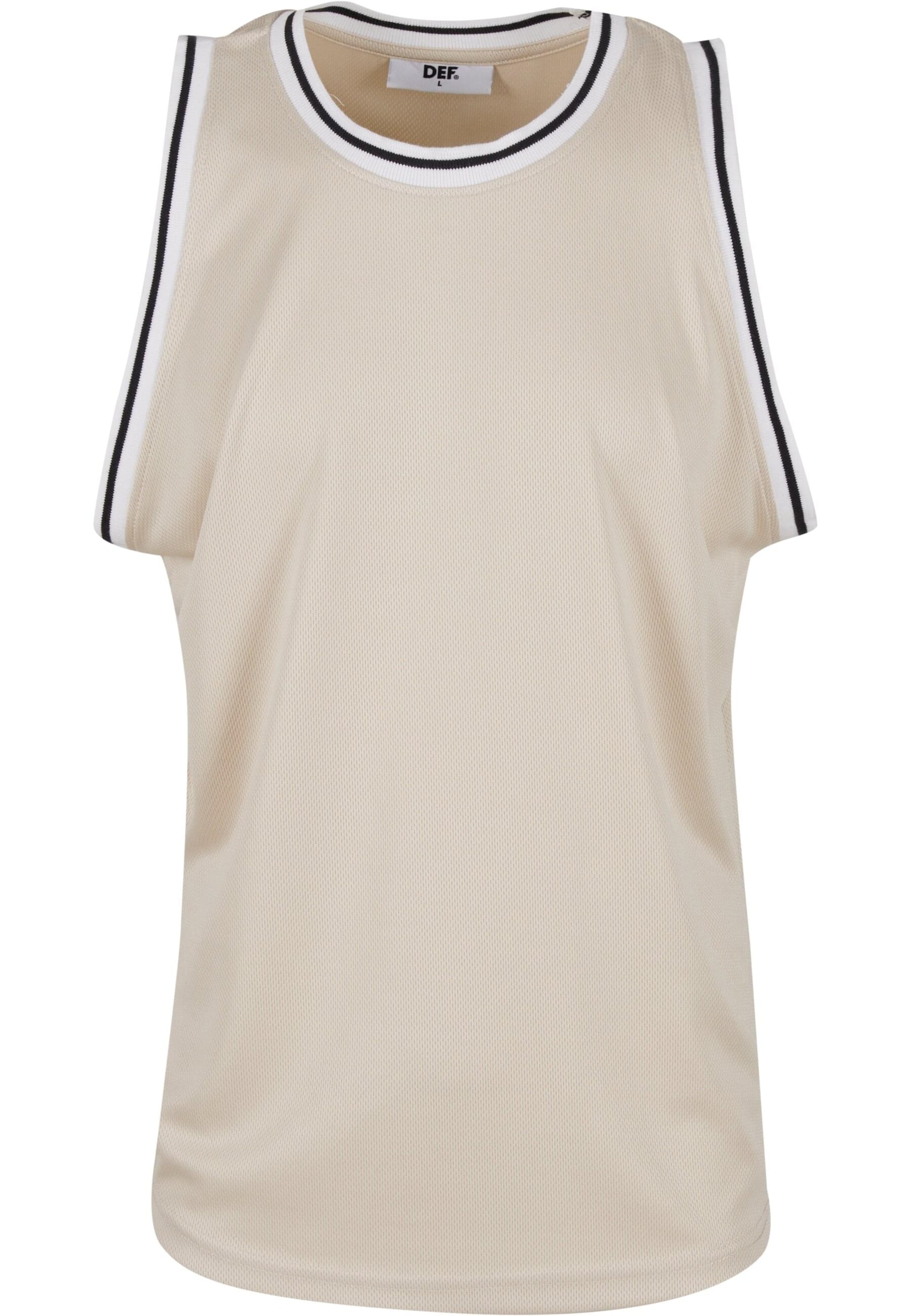 DEF Tričko – béžová: přední strana