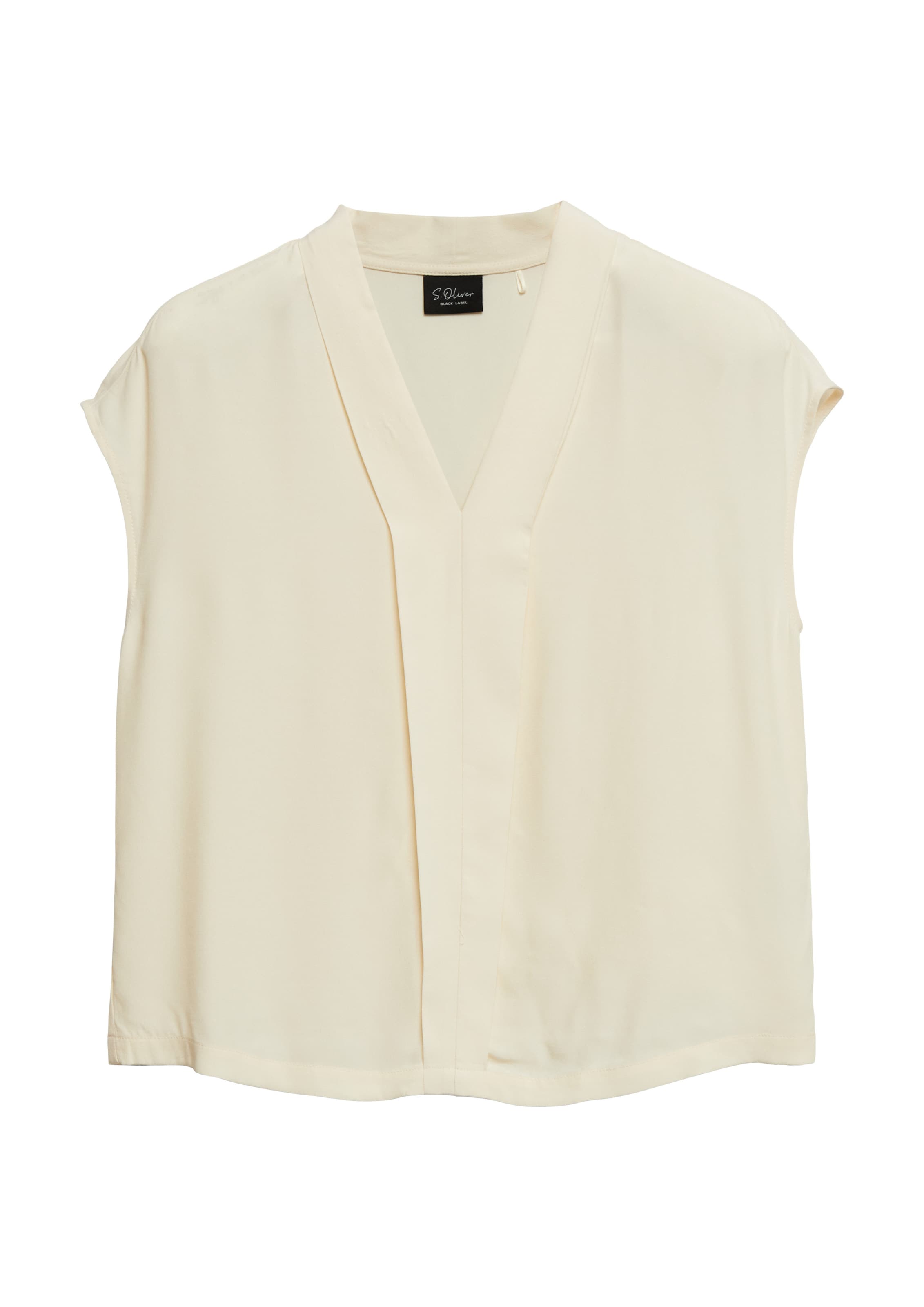 s.Oliver BLACK LABEL Blouse in Beige: front