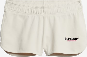 Superdry Slimfit Hose in Beige: predná strana