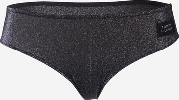 Slip costum de baie de la Tommy Hilfiger Underwear pe negru: față