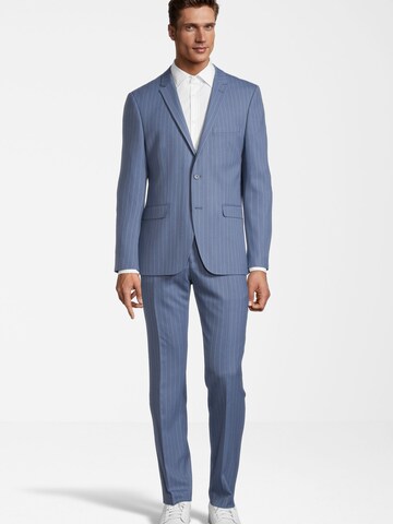 Steffen Klein Slimfit Pak in Blauw: voorkant