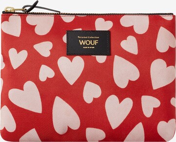 Wouf Cosmetic Bag in Red: front