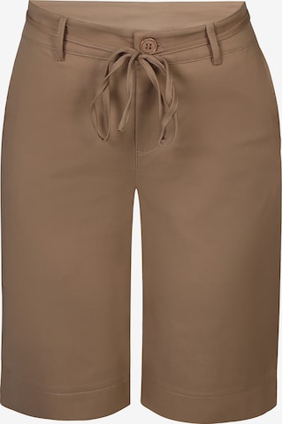 ze-ze Trousers 'Feeby 164' in Brown: front