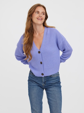 VERO MODA Strickjacke 'Lea' in Blau: predná strana