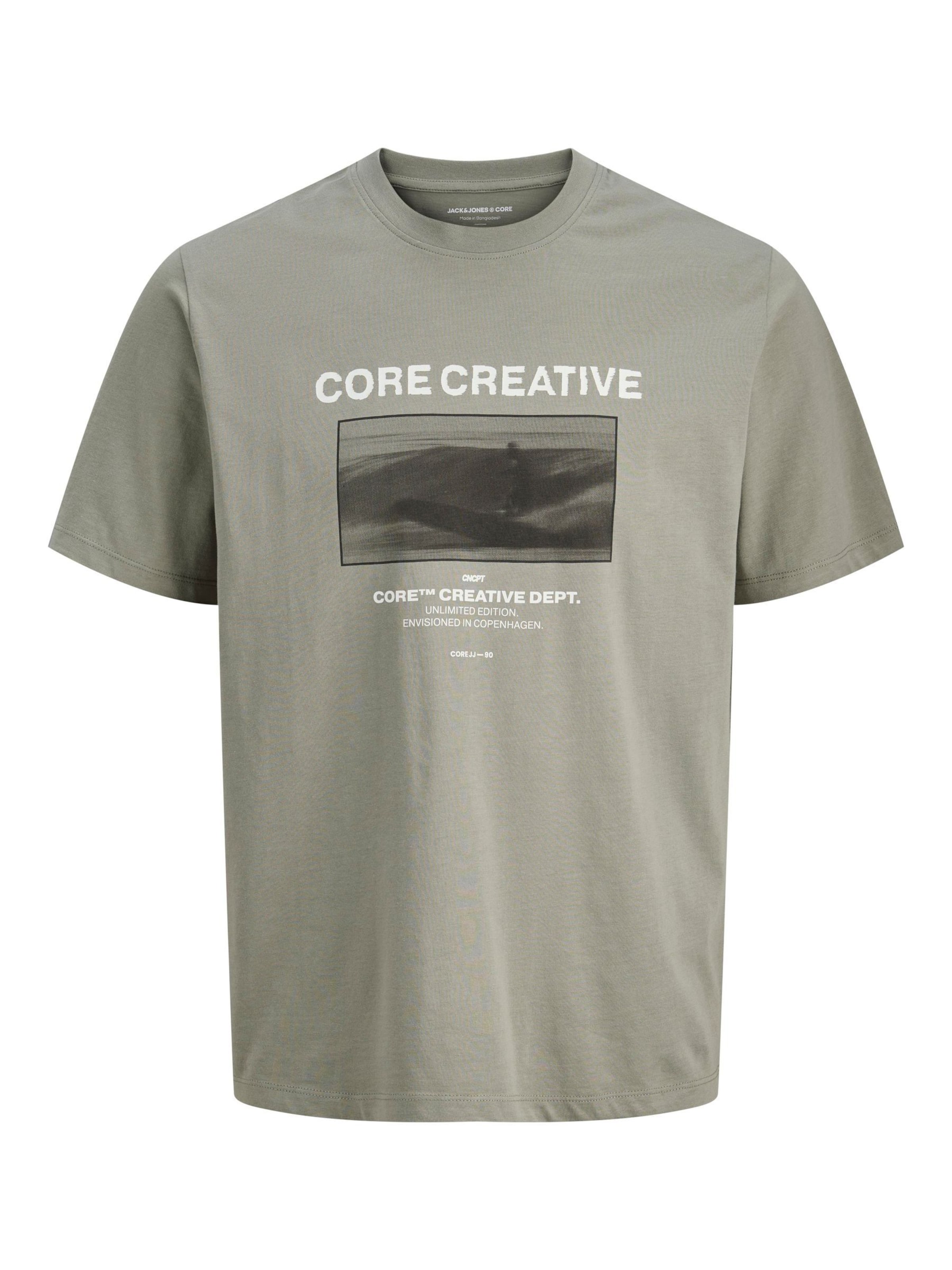 JACK & JONES Shirt in Grey: front