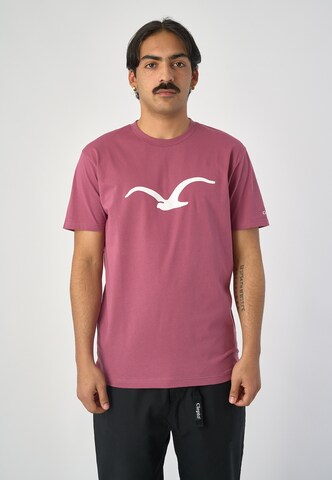 Cleptomanicx T-Shirt 'Mowe' in Rot: predná strana