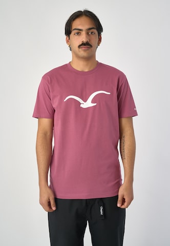 Cleptomanicx T-Shirt 'Mowe' in Rot: predná strana