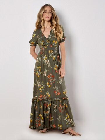 Apricot - Vestido en verde: frente