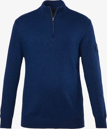 JP1880 Pullover in Blau: Vorderseite