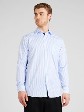SEIDENSTICKER Regular Fit Skjorte 'SMART ESSENTIALS' i blå: forside