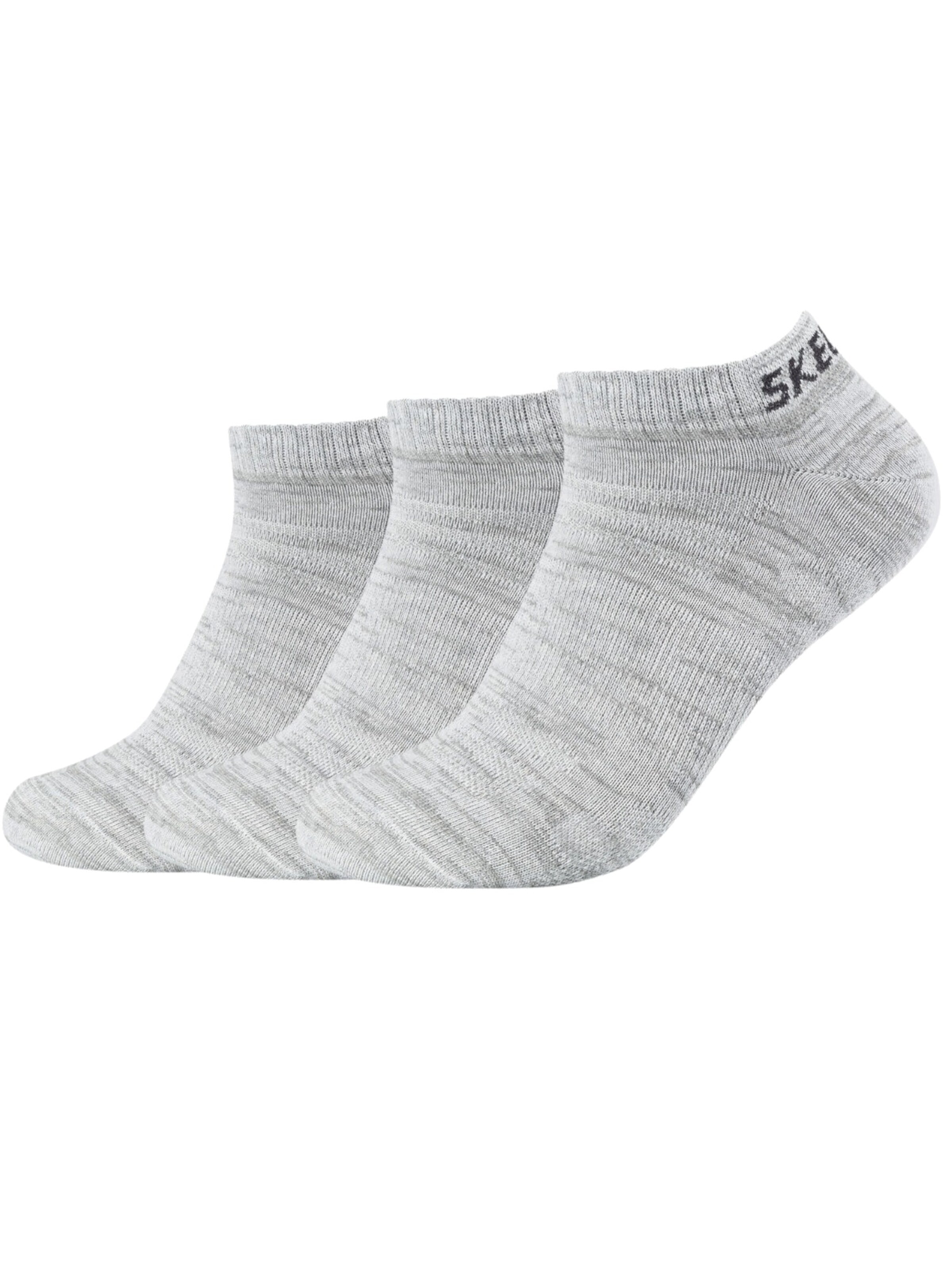 SKECHERS Socken '3PPK Mesh Ventilation Socks'‌‌‌‌‌‌‌‌ in Grau: Vorderseite